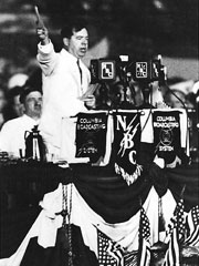 Huey Long speaking at the 1932 Democratic National Convention