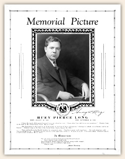 Huey Long Memorial Picture