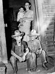 Family of box factory worker, Roseland, La., 1938.