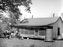 A typical rural Louisiana home.