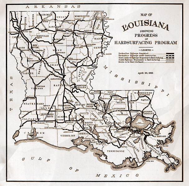 Map of Louisiana Cities - Louisiana Interstates, Highways Road Map 